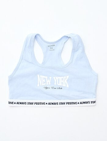 Pack de 2 tops de estilo liso para niña