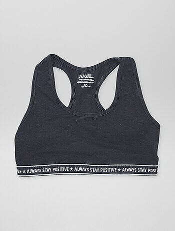Pack de 2 tops de estilo liso para niña