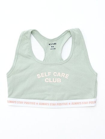 Pack de 2 tops de estilo liso para niña