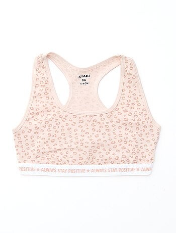 Pack de 2 tops de estilo liso para niña