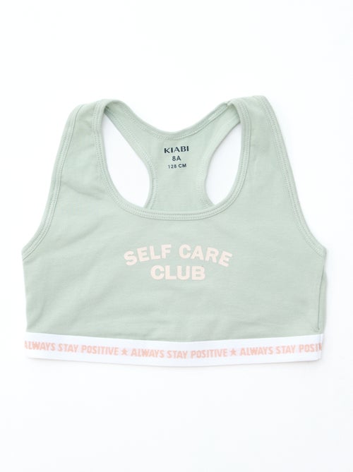 Pack de 2 tops de estilo liso para niña - Kiabi
