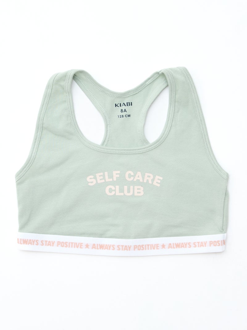Pack de 2 tops de estilo liso para niña Rosa - Kiabi