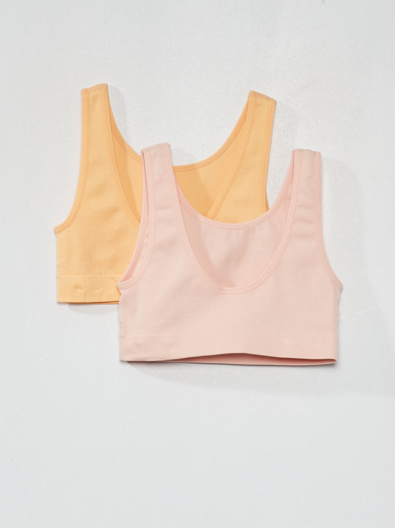 Pack de 2 tops deportivos ROSA - Kiabi