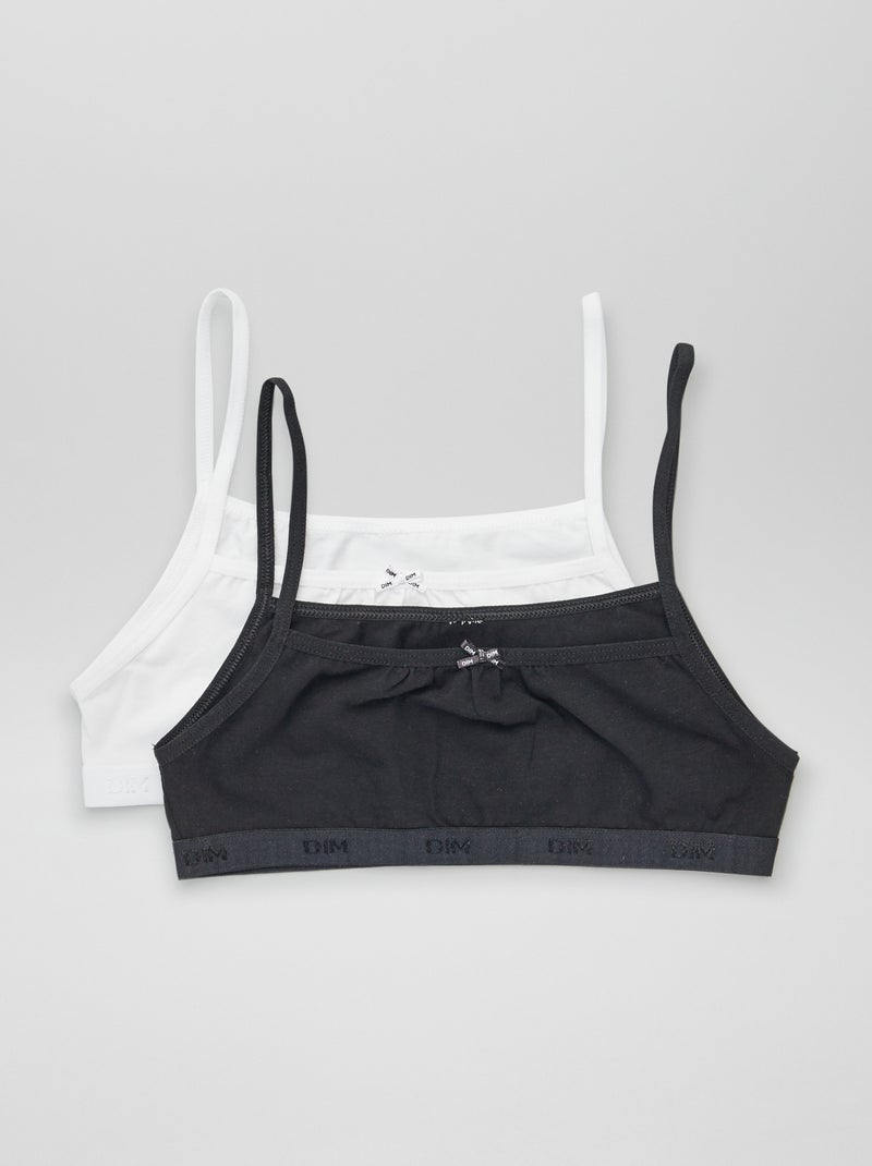 Pack de 2 tops 'DIM' NEGRO - Kiabi