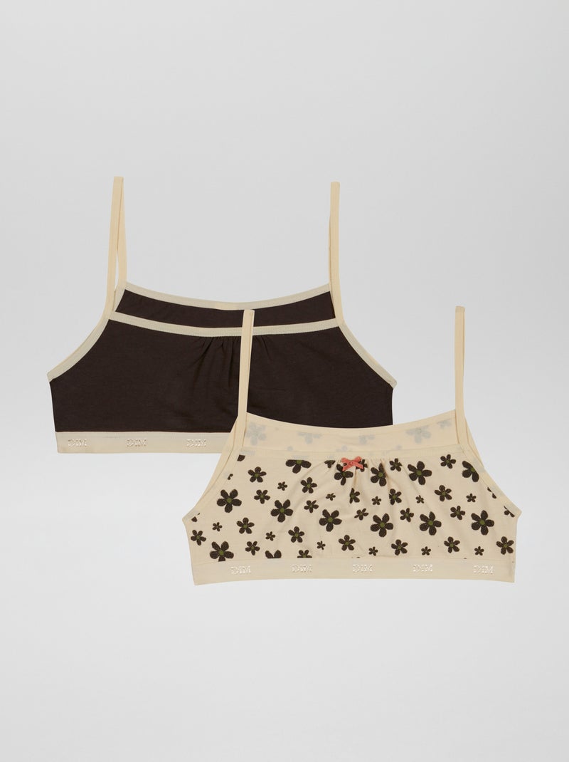 Pack de 2 tops 'Dim' NEGRO - Kiabi