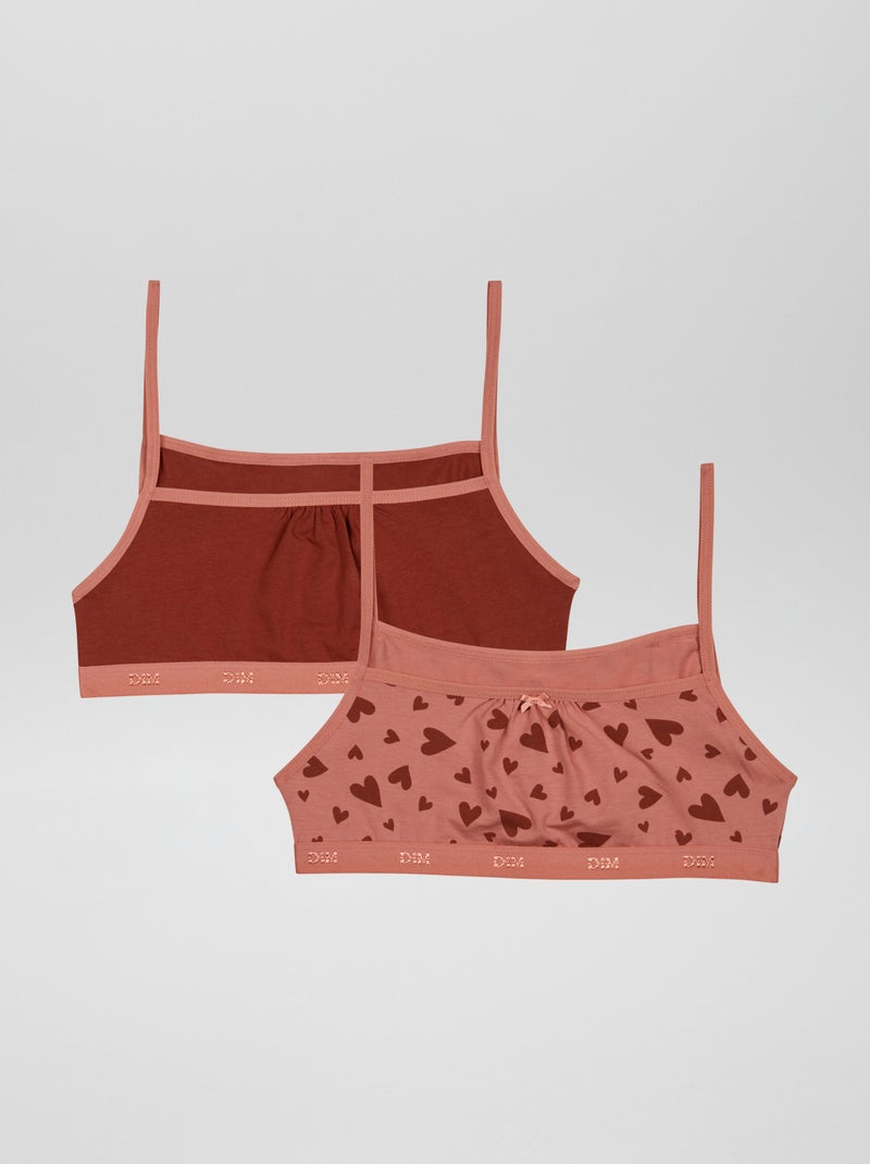 Pack de 2 tops 'Dim' ROSA - Kiabi