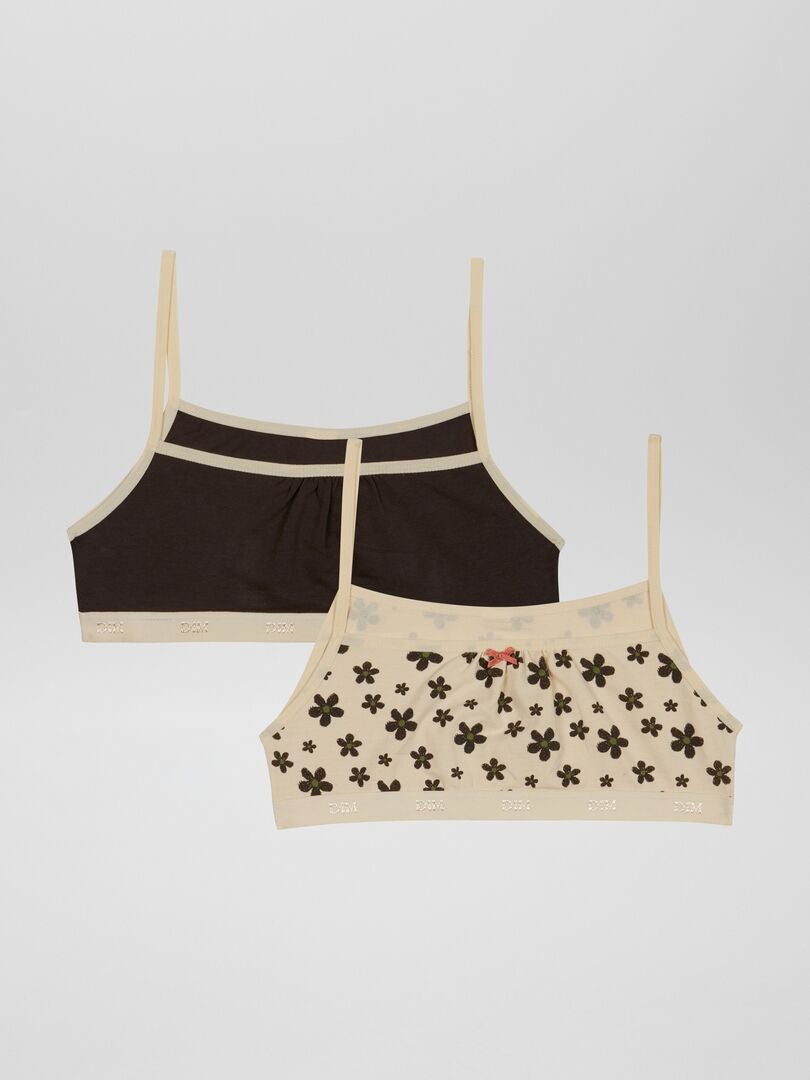 Pack de 2 tops NEGRO - Kiabi