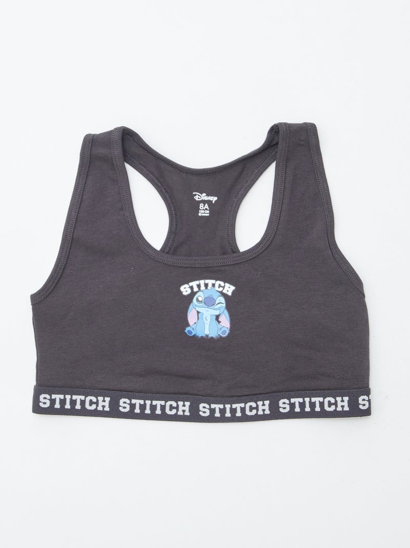 Pack de 2 tops 'Stitch' Azul - Kiabi