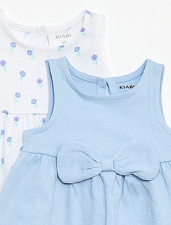 Pack de 2 vestidos con lazo de fantasía