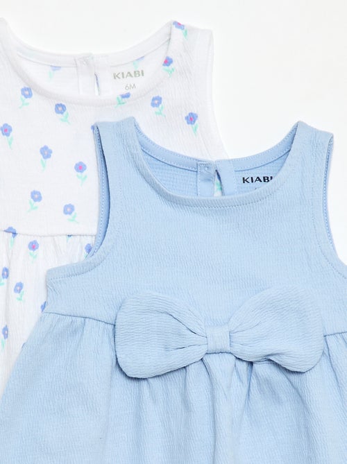Pack de 2 vestidos con lazo de fantasía - Kiabi