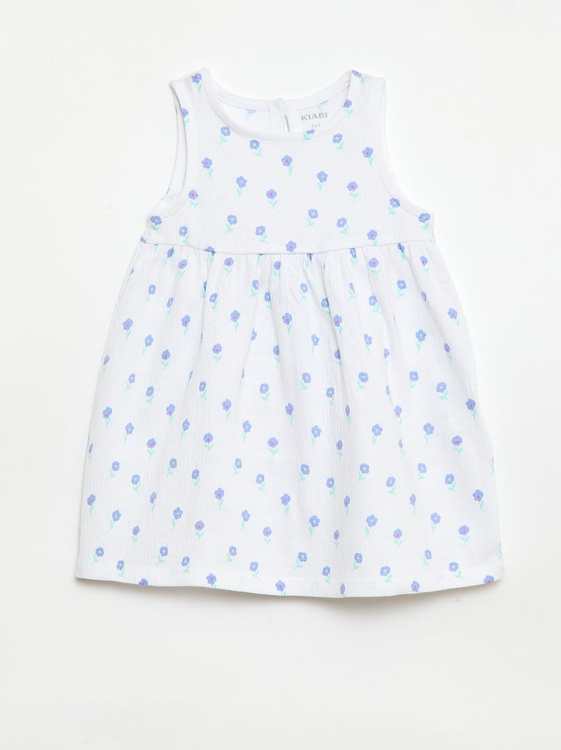 Pack de 2 vestidos con lazo de fantasía Blanco - Kiabi