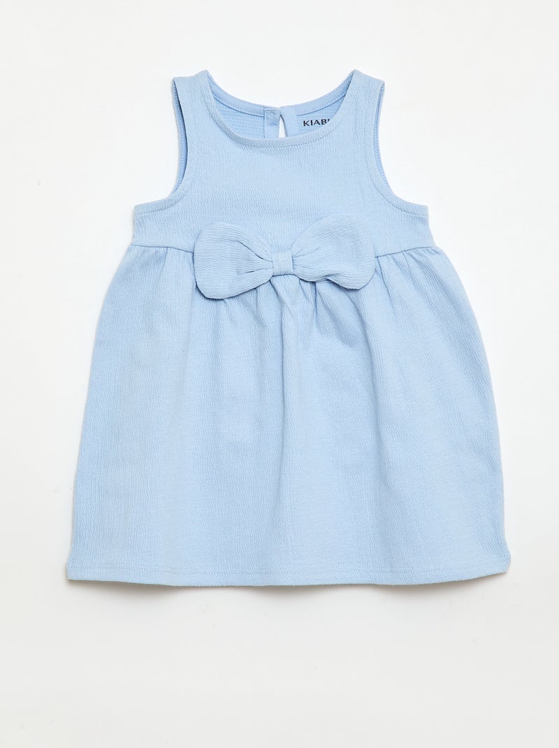 Pack de 2 vestidos con lazo de fantasía Blanco - Kiabi