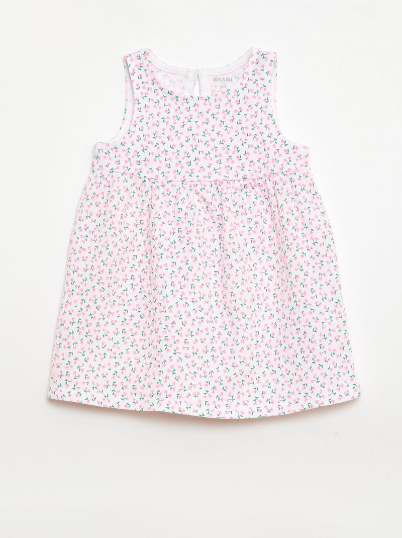 Pack de 2 vestidos con lazo de fantasía Rosa - Kiabi