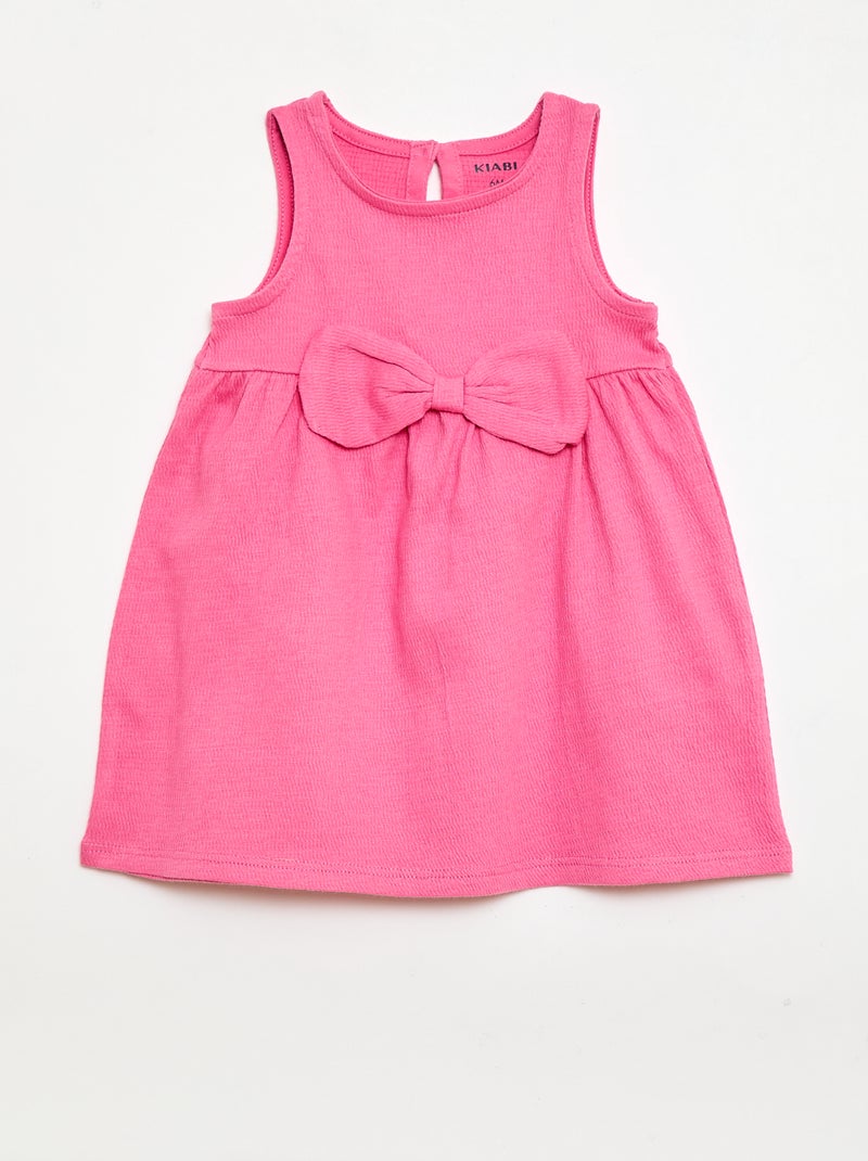 Pack de 2 vestidos con lazo de fantasía Rosa - Kiabi