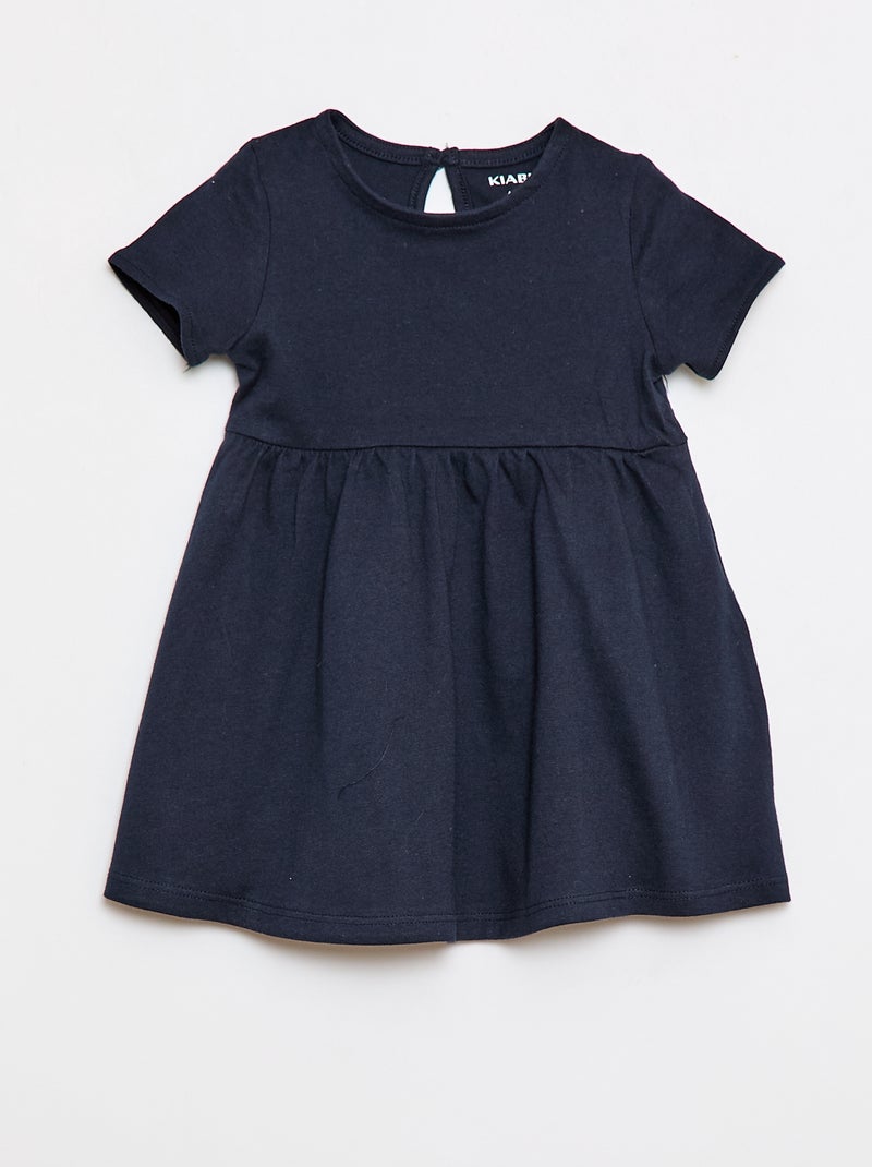 Pack de 2 vestidos de manga corta Azul - Kiabi