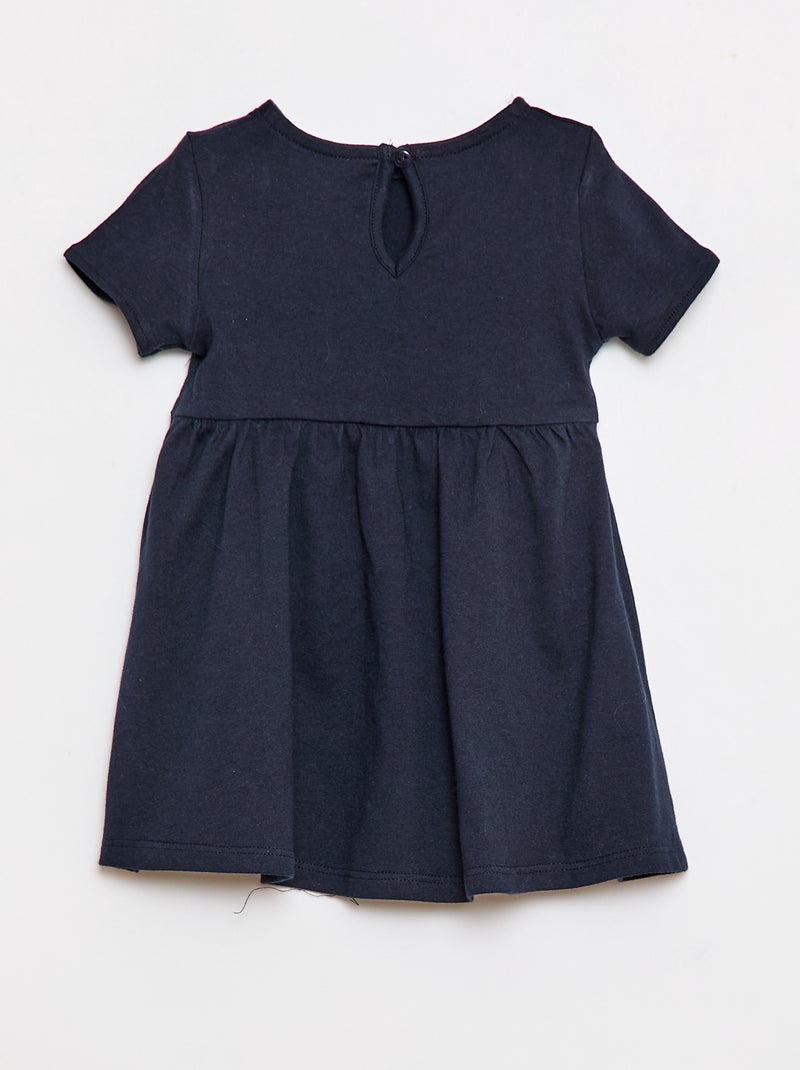 Pack de 2 vestidos de manga corta Azul - Kiabi