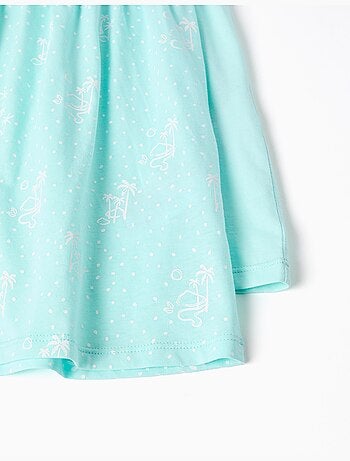Pack de 2 vestidos de manga corta lisos/estampados