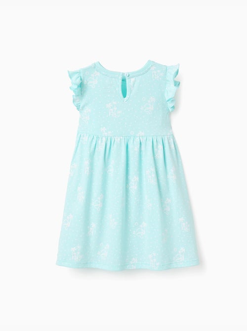 Pack de 2 vestidos de manga corta lisos/estampados - Kiabi