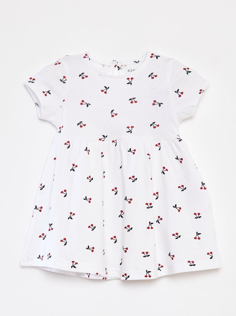 Pack de 2 vestidos de manga corta ROJO - Kiabi
