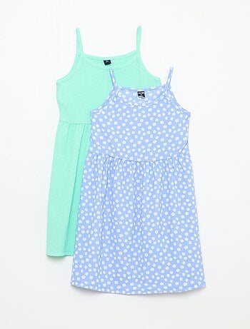 Pack de 2 vestidos de punto crepé