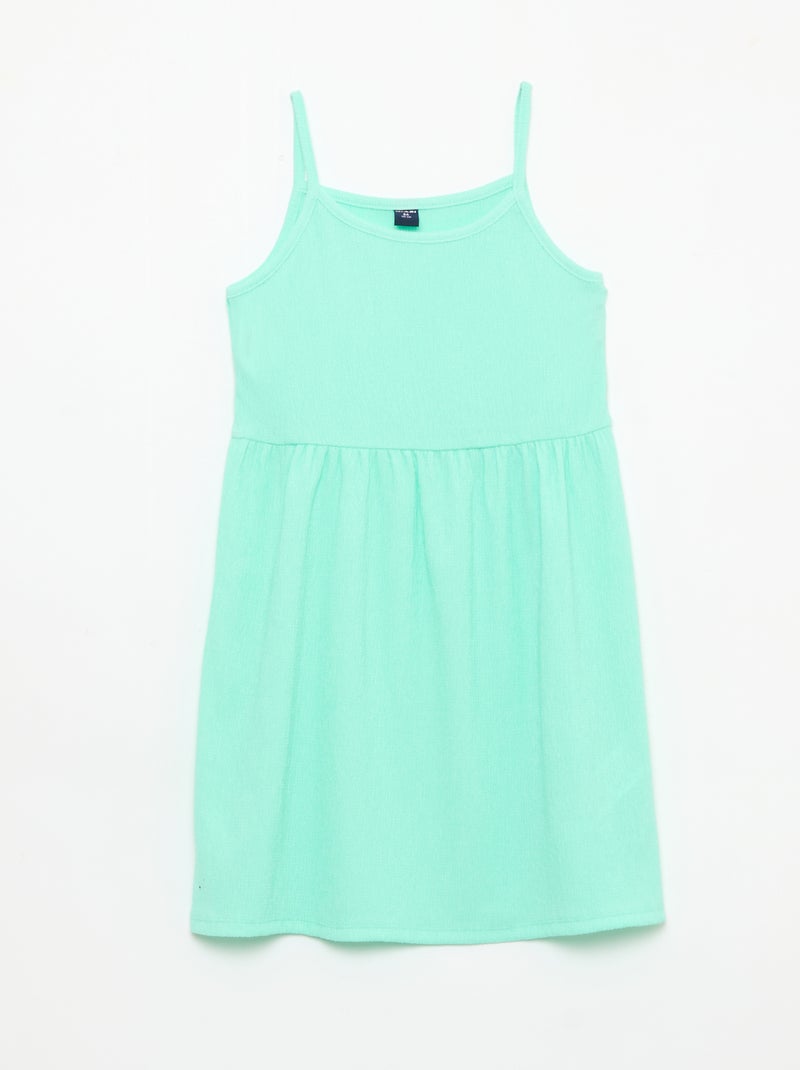 Pack de 2 vestidos de punto crepé Azul - Kiabi