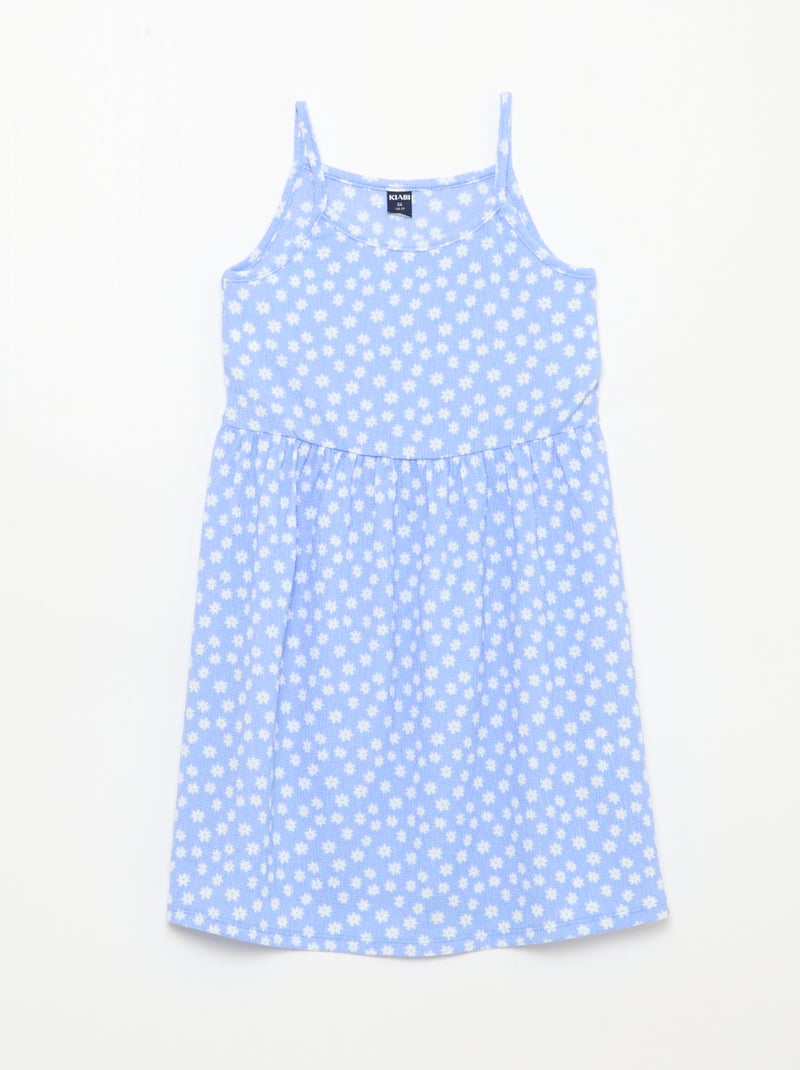 Pack de 2 vestidos de punto crepé Azul - Kiabi