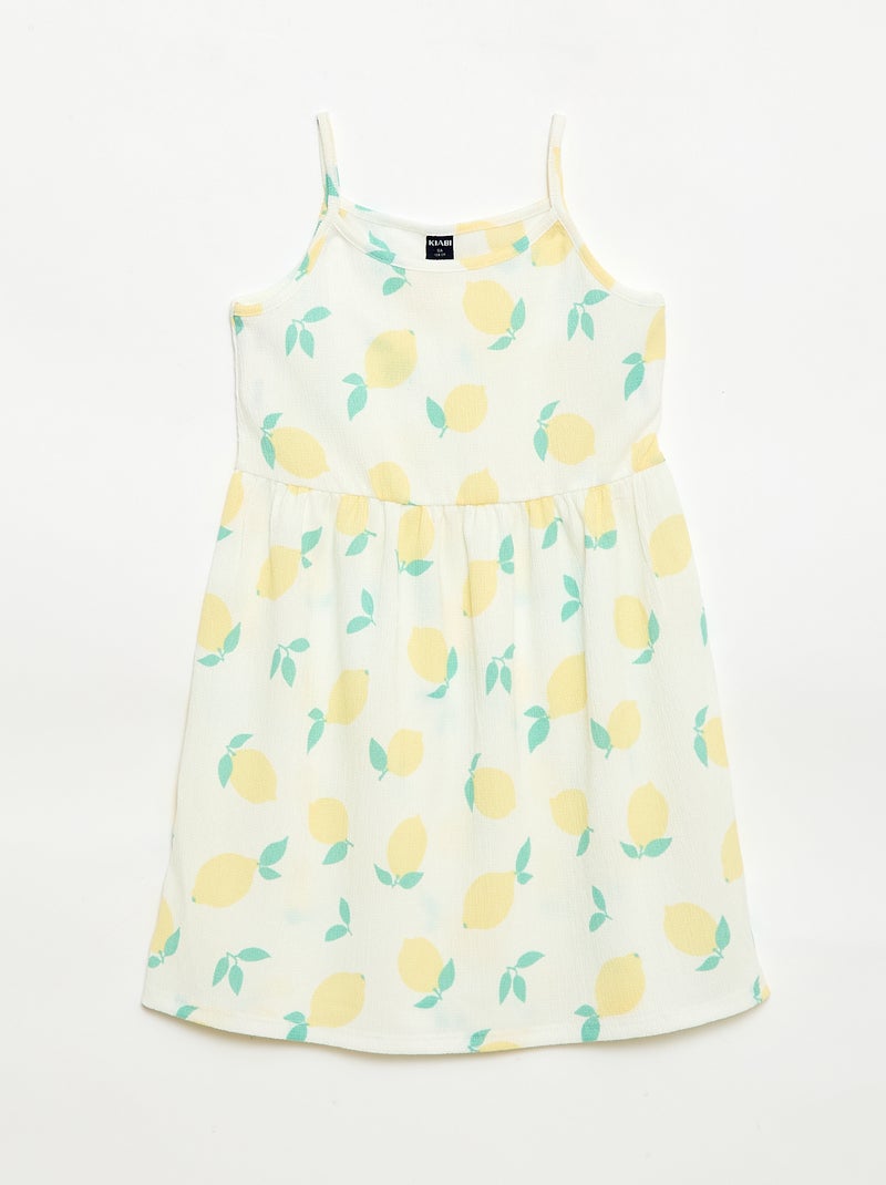 Pack de 2 vestidos de punto crepé Blanco - Kiabi