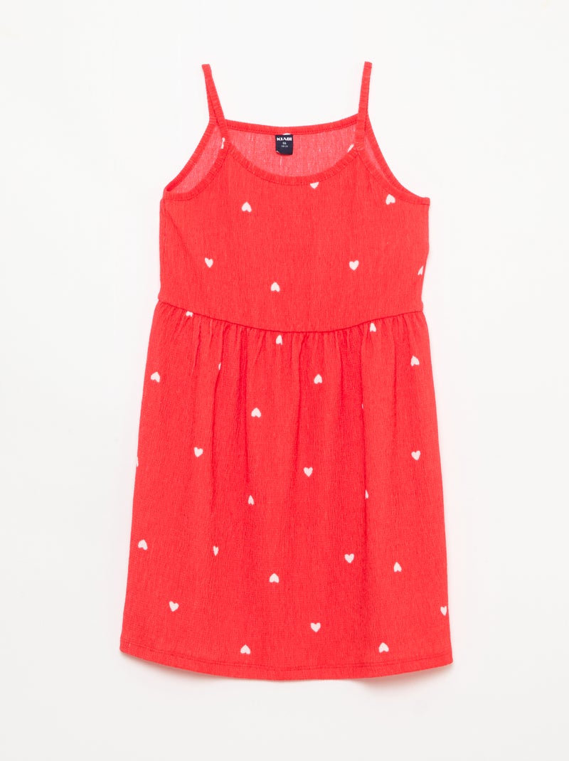 Pack de 2 vestidos de punto crepé Blanco - Kiabi