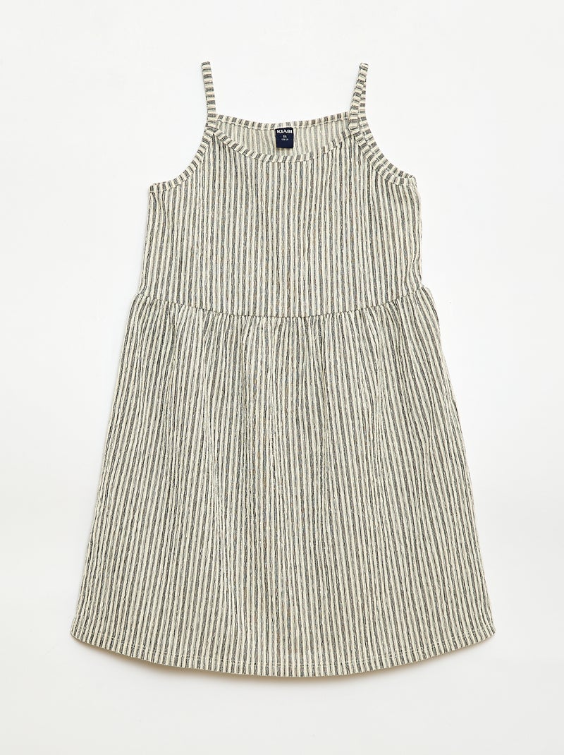 Pack de 2 vestidos de punto crepé Gris - Kiabi