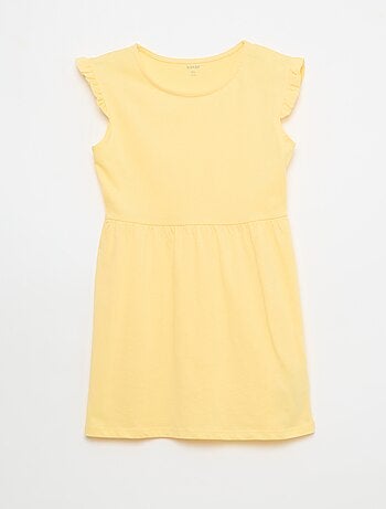 Pack de 2 vestidos de punto sin mangas con volantes