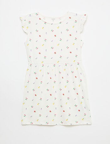 Pack de 2 vestidos de punto sin mangas con volantes