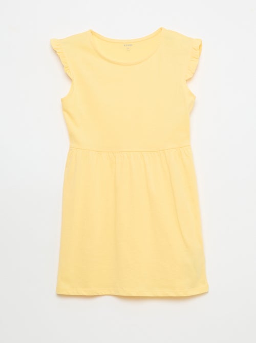 Pack de 2 vestidos de punto sin mangas con volantes - Kiabi