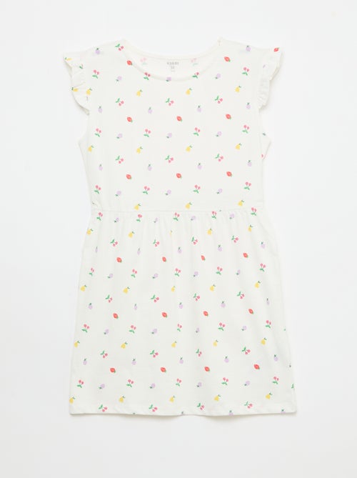 Pack de 2 vestidos de punto sin mangas con volantes - Kiabi