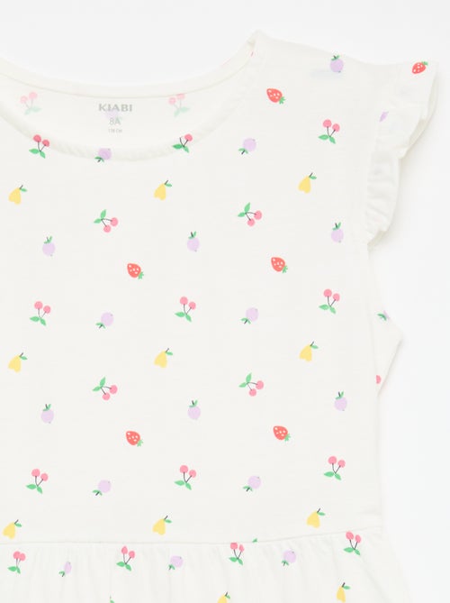 Pack de 2 vestidos de punto sin mangas con volantes - Kiabi