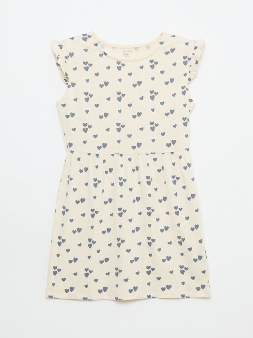 Pack de 2 vestidos de punto sin mangas con volantes - Kiabi