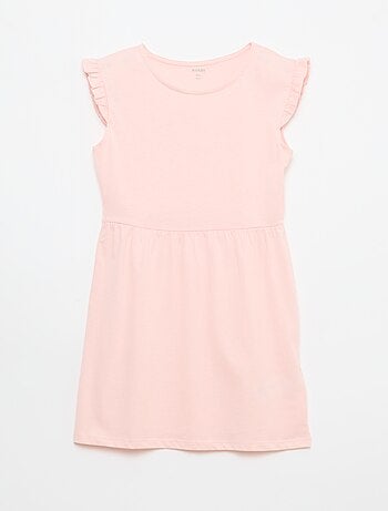 Pack de 2 vestidos de punto sin mangas con volantes