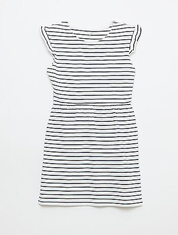 Pack de 2 vestidos de punto sin mangas con volantes