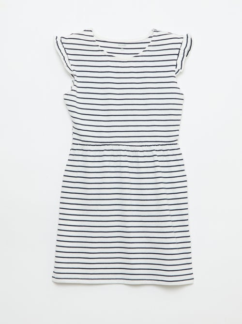 Pack de 2 vestidos de punto sin mangas con volantes - Kiabi