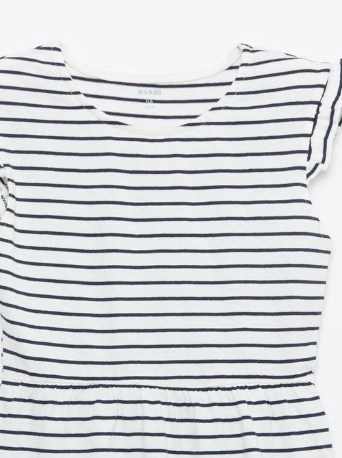 Pack de 2 vestidos de punto sin mangas con volantes - Kiabi