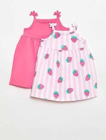 Pack de 2 vestidos de tirantes