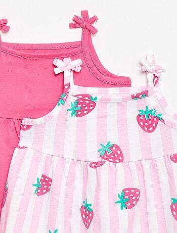 Pack de 2 vestidos de tirantes