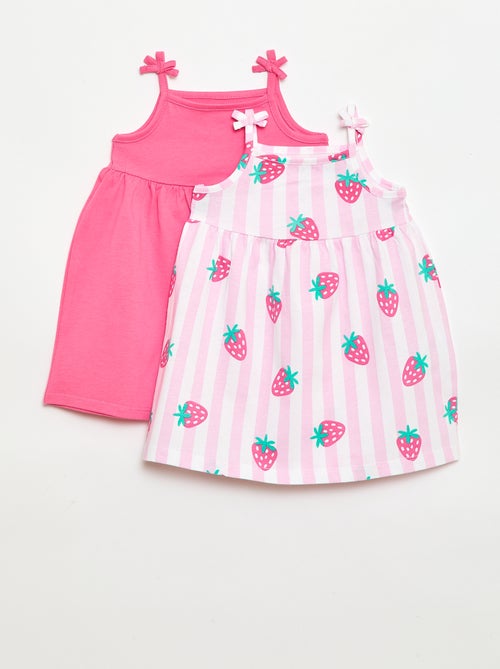 Pack de 2 vestidos de tirantes - Kiabi
