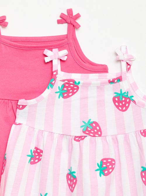 Pack de 2 vestidos de tirantes - Kiabi