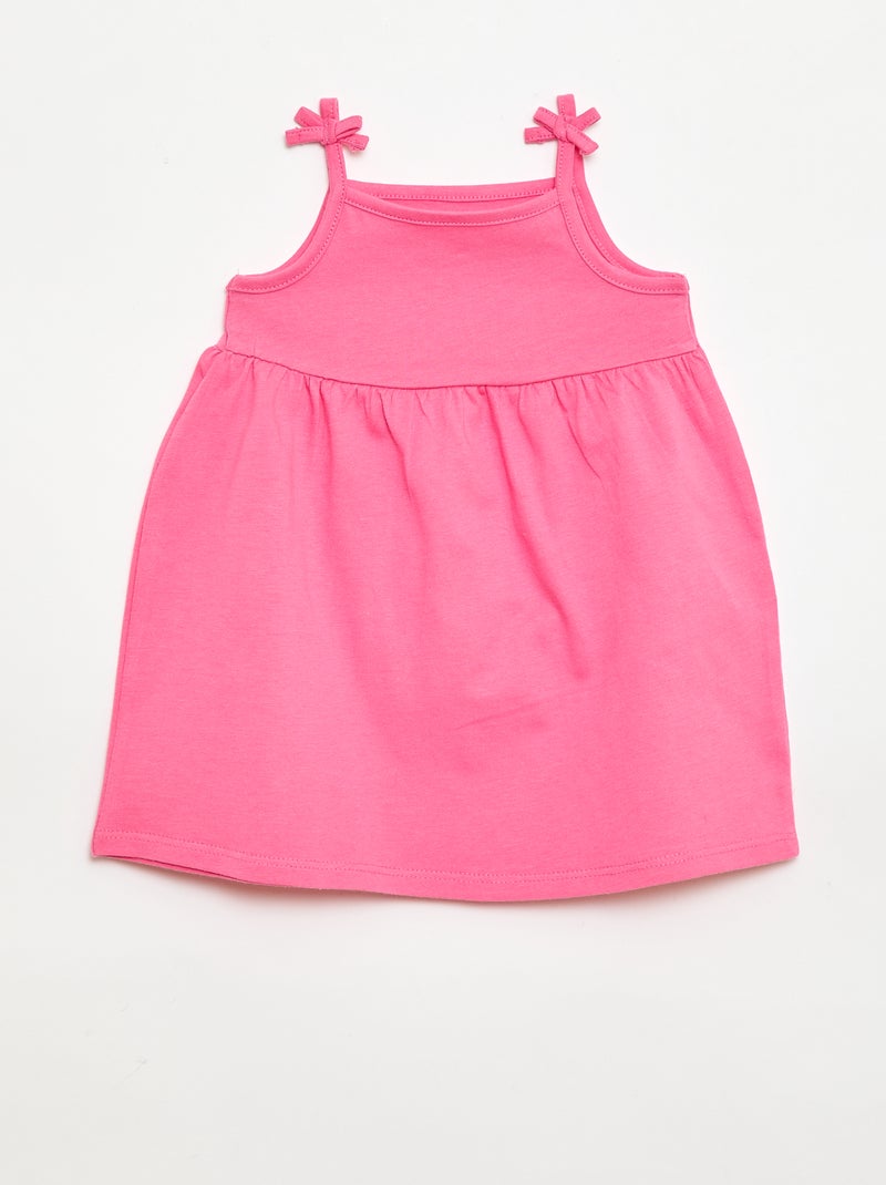 Pack de 2 vestidos de tirantes Amarillo - Kiabi