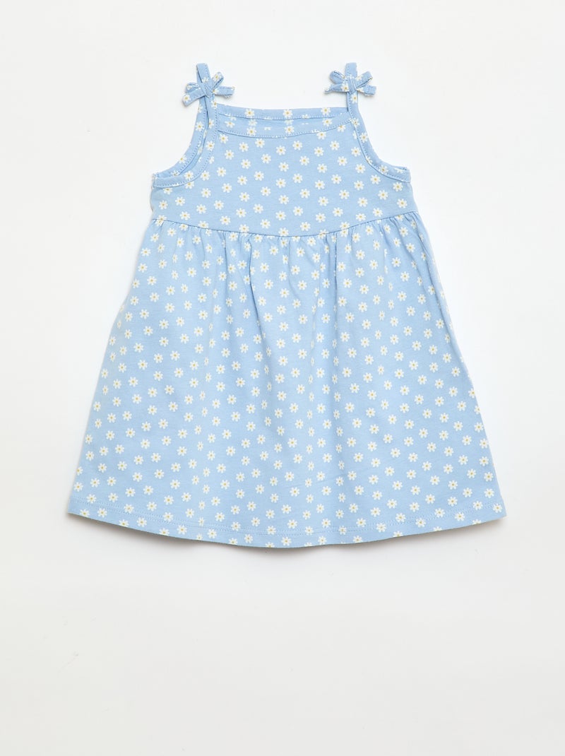 Pack de 2 vestidos de tirantes Azul - Kiabi