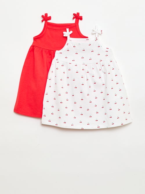 Pack de 2 vestidos de tirantes - Kiabi