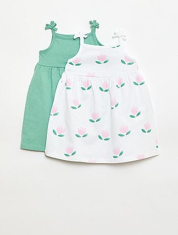 Pack de 2 vestidos de tirantes