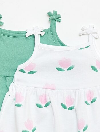 Pack de 2 vestidos de tirantes