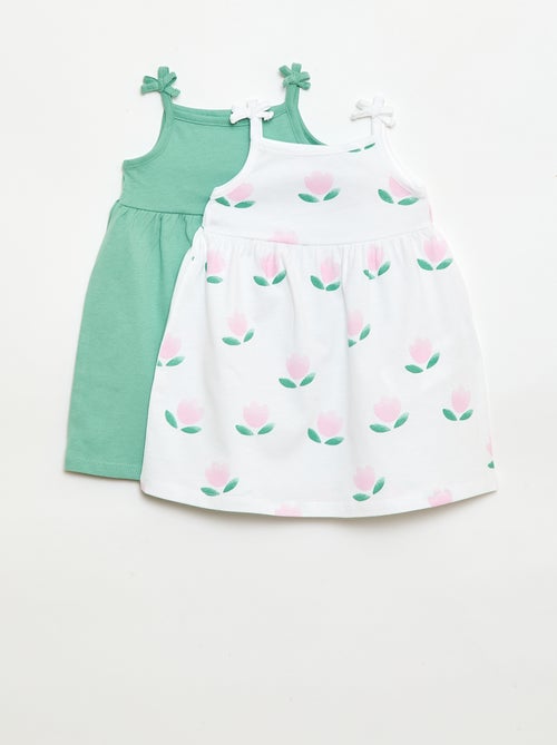 Pack de 2 vestidos de tirantes - Kiabi