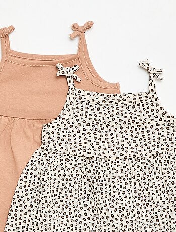 Pack de 2 vestidos de tirantes